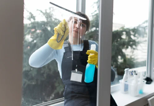 Nettoyage de vitres intérieures et extérieures à Arçais